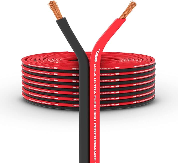 12-Gauge Ultra Flex Speaker Wire, 100 Feet