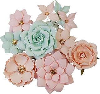 White flower craft embellishment