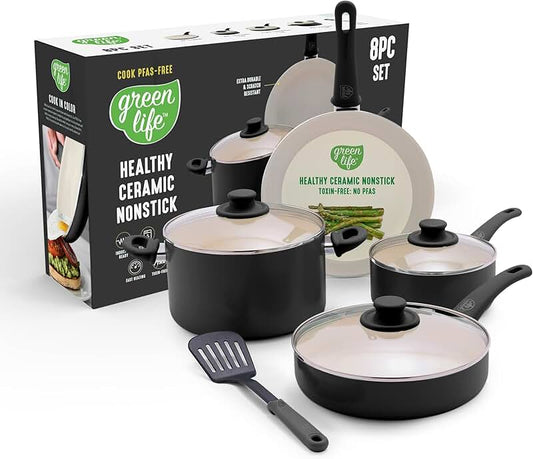 Clear glass saucepan for cooking and warming