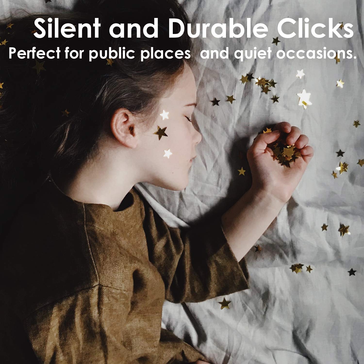 2.4G Wireless Silent Click, Portable Mobile Smiley-Face Mouse for Right/Left Handed Use, IR LED, 1200 DPI 2.5 Years Long Battery Life, Recommended Silent Click (M-IR07DRSPN)