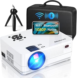 Full HD 1080P Projector with WiFi and Bluetooth