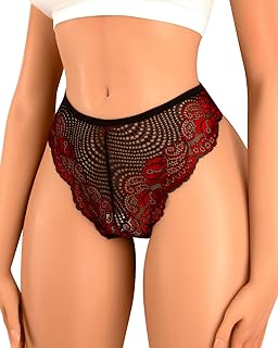 Women's Lace Thong Back Coverage Underwear