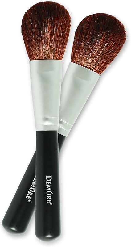 Natural Goat Hair Blush Brush Set for Contouring and Highlighting