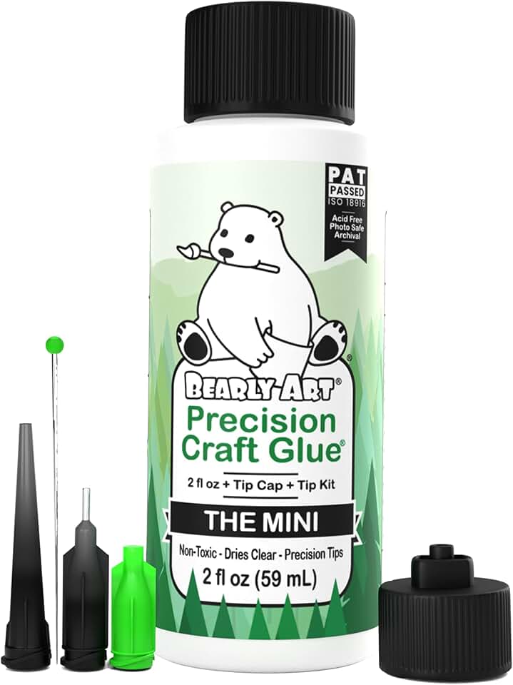 Mini 2oz Acid-Free Craft Glue with Tip Kit
