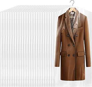 120 Clear Dry Cleaning Garment Bags for Clothes Storage
