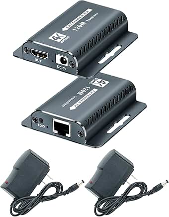 HDMI Extender 400FT/120M with POC, 1080P, 3D