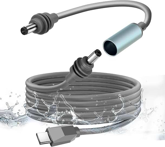 10FT USB-C to DC Power Cable with 0.59FT Extension