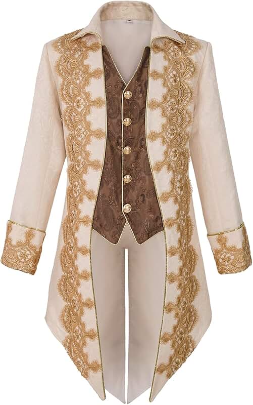 Men's Gothic Steampunk Victorian Tuxedo Costume