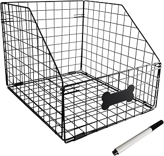 Large Metal Dog Toy Storage Basket