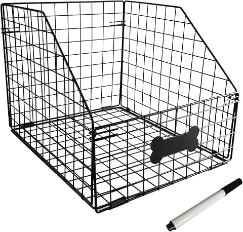 Large Metal Dog Toy Storage Basket