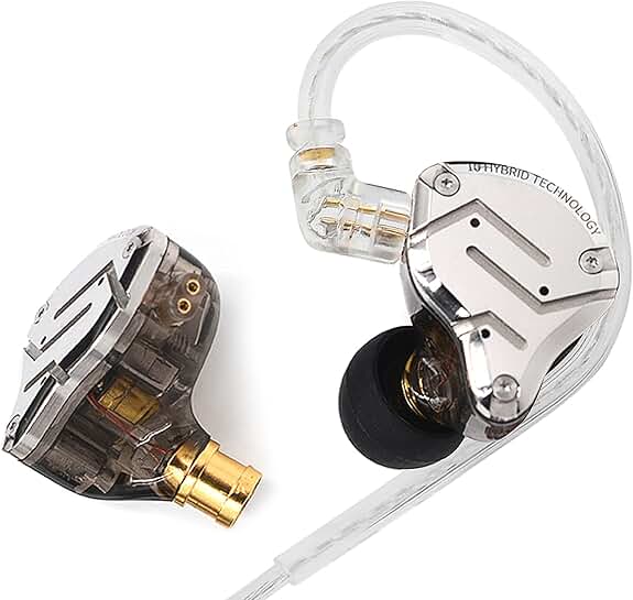 In-Ear Monitor with 4BA+1DD Drivers, Black