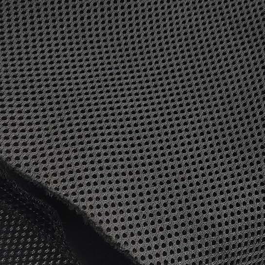 Black speaker grill cloth, 55 x 20 inches