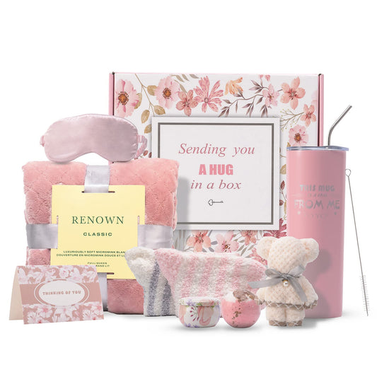 Thinking of You Gift Self Care Gifts for Women, SPA Relaxing Gift Basket for Women Get Well Soon Gifts for Women Care Package, Birthday Gifts Feel Better Gifts Valentines Gifts for Women