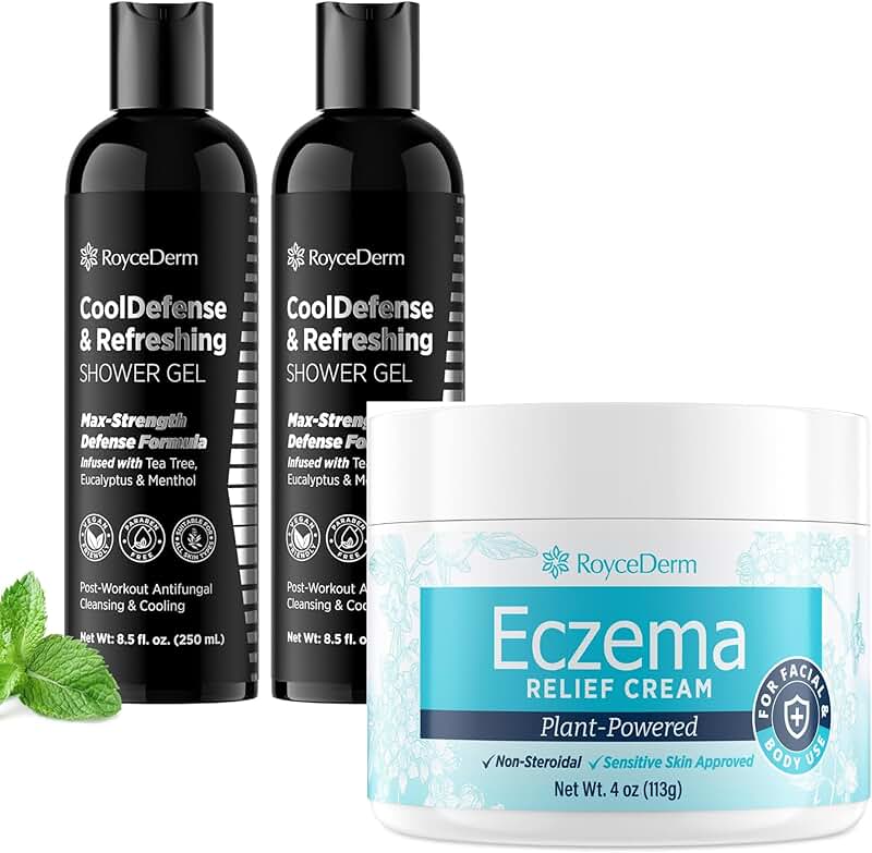 Body Wash and Eczema Relief Cream for Face and Body