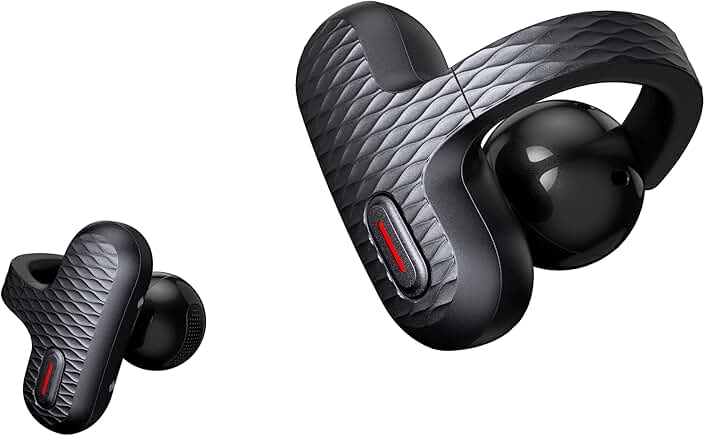 Open Ear Wireless Earbuds with Touch, Water Resistant, Noise Reduction