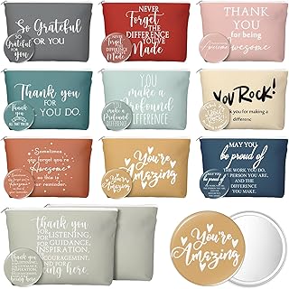 40 Inspirational Canvas Makeup Bags and Compact Mirrors