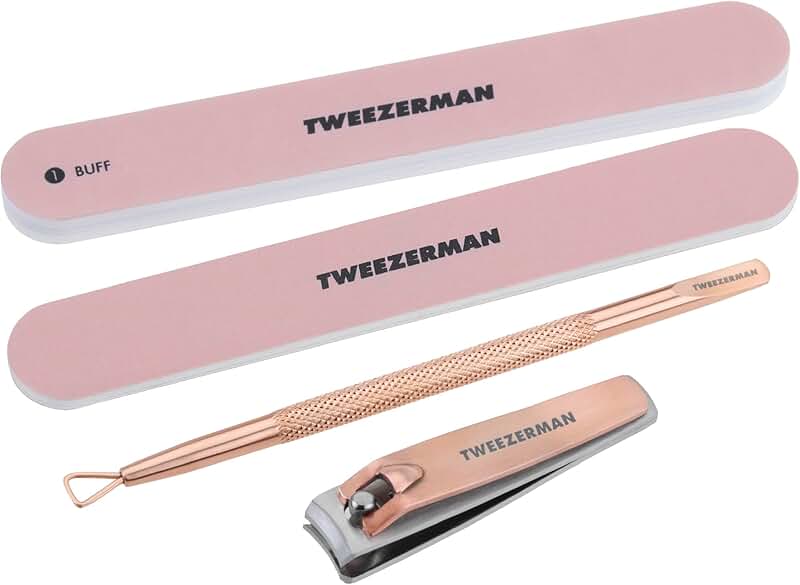Rose Gold Manicure Kit with Four Pieces