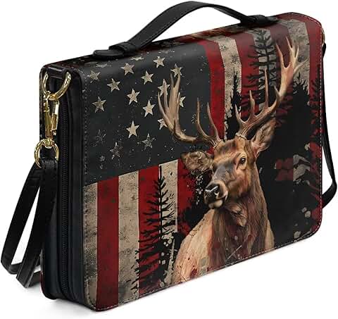 Large Bible Cover and Tote Bag for Women and Men