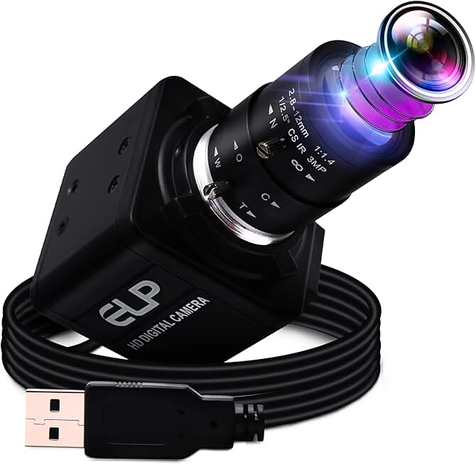 Variable Focus 2MP FHD Webcam with Optical Zoom