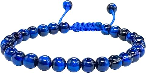 Healing Crystal Beaded Adjustable Bracelet for Men and Women