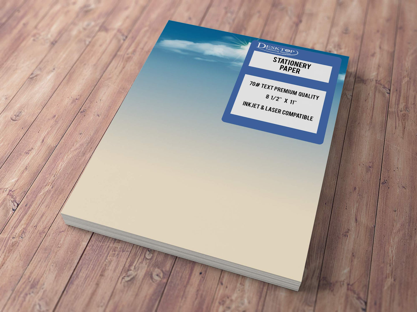 Cross in the Sky Religious Stationery, 80 Sheets