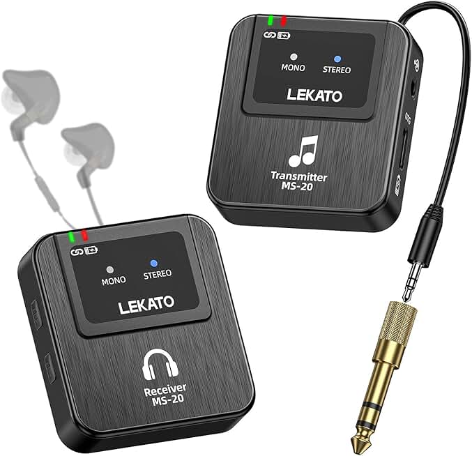 Wireless In-Ear Monitor System with Beltpack and OTG Support