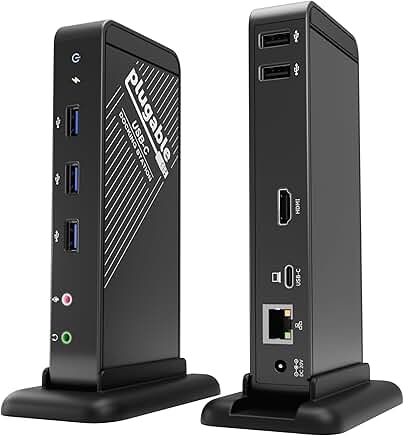 USB-C Dock with 4K HDMI, 60W Charging, Ethernet, USB Ports
