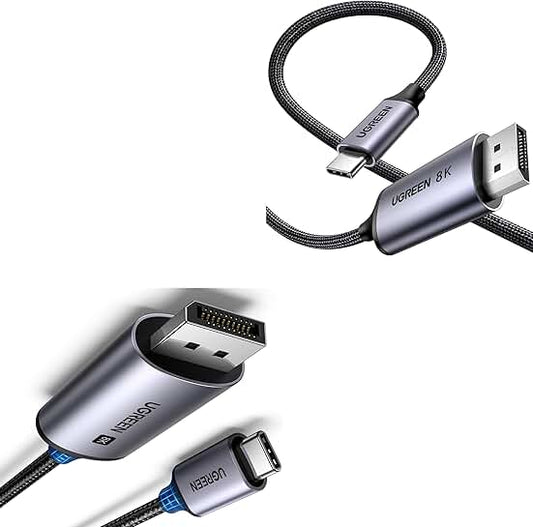 USB C to DisplayPort 1.4 Cable for 8K and 4K Displays