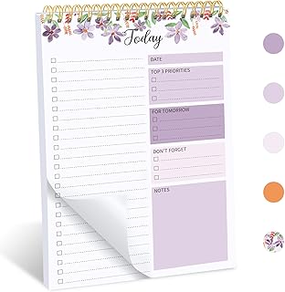 Daily To Do List Notebook with Checklist