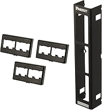 12-Port Flat Patch Panel in Black