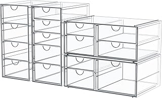 16-Drawer Makeup and Office Organizer Set