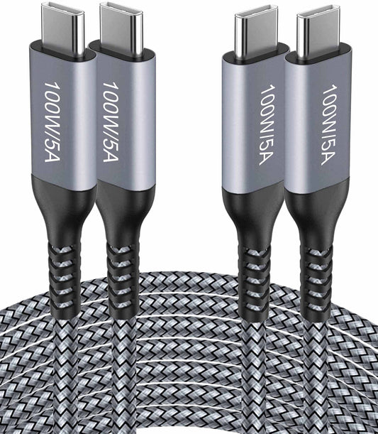 USB C to USB C Charging Cable, 6.6FT, 2 Pack