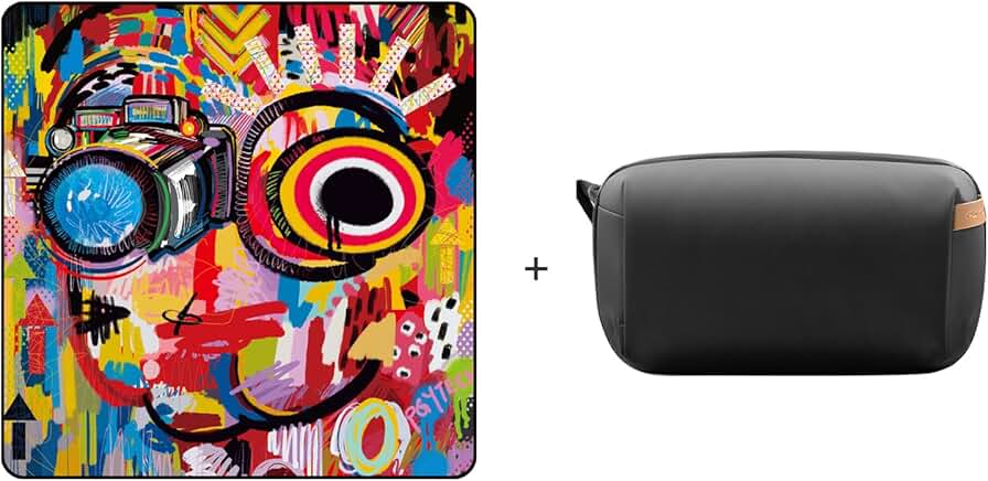 Black Protective Lens Wrap and Organizer Bag