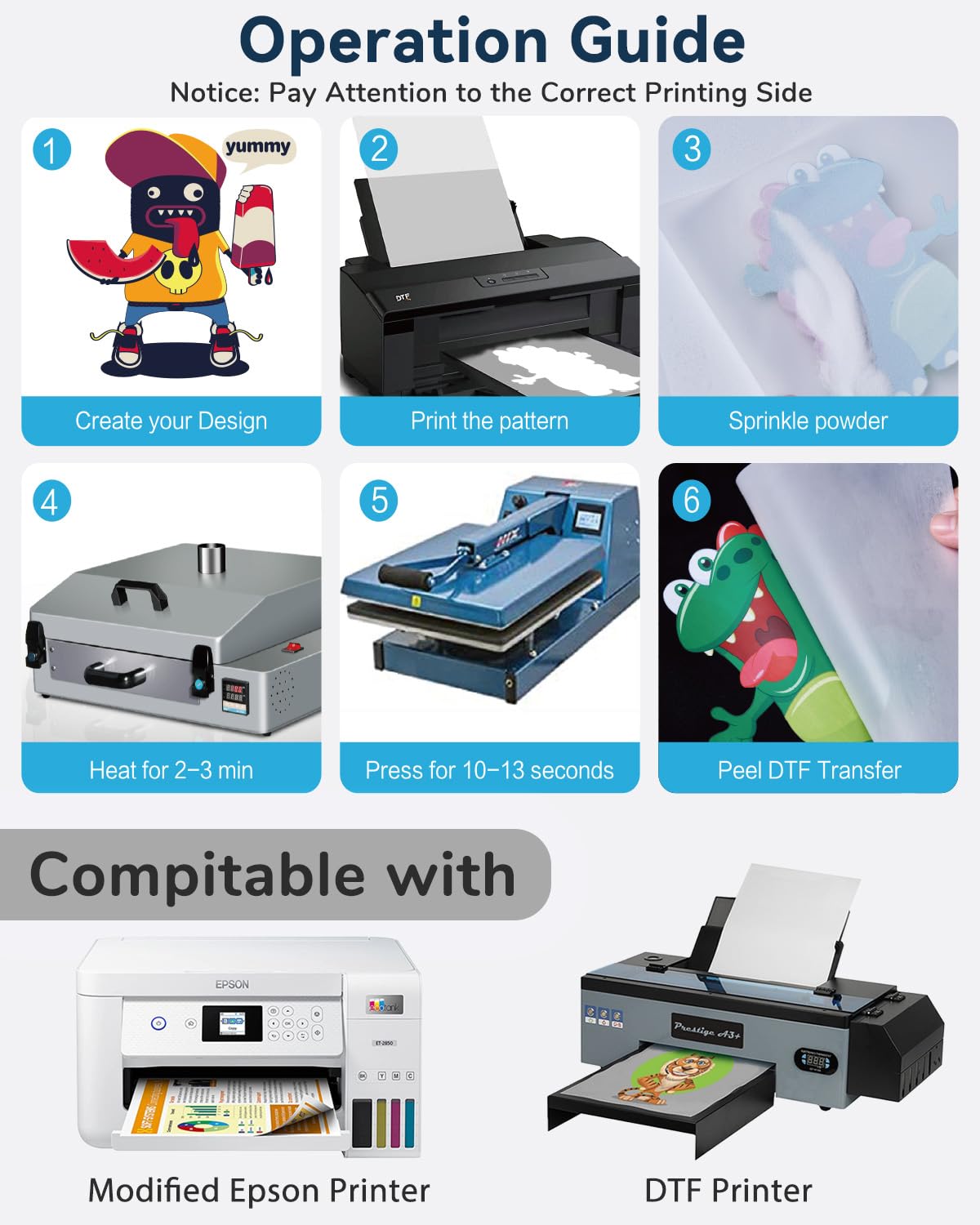 MattePrint T-Shirt Transfer Paper 40 Sheets A4
