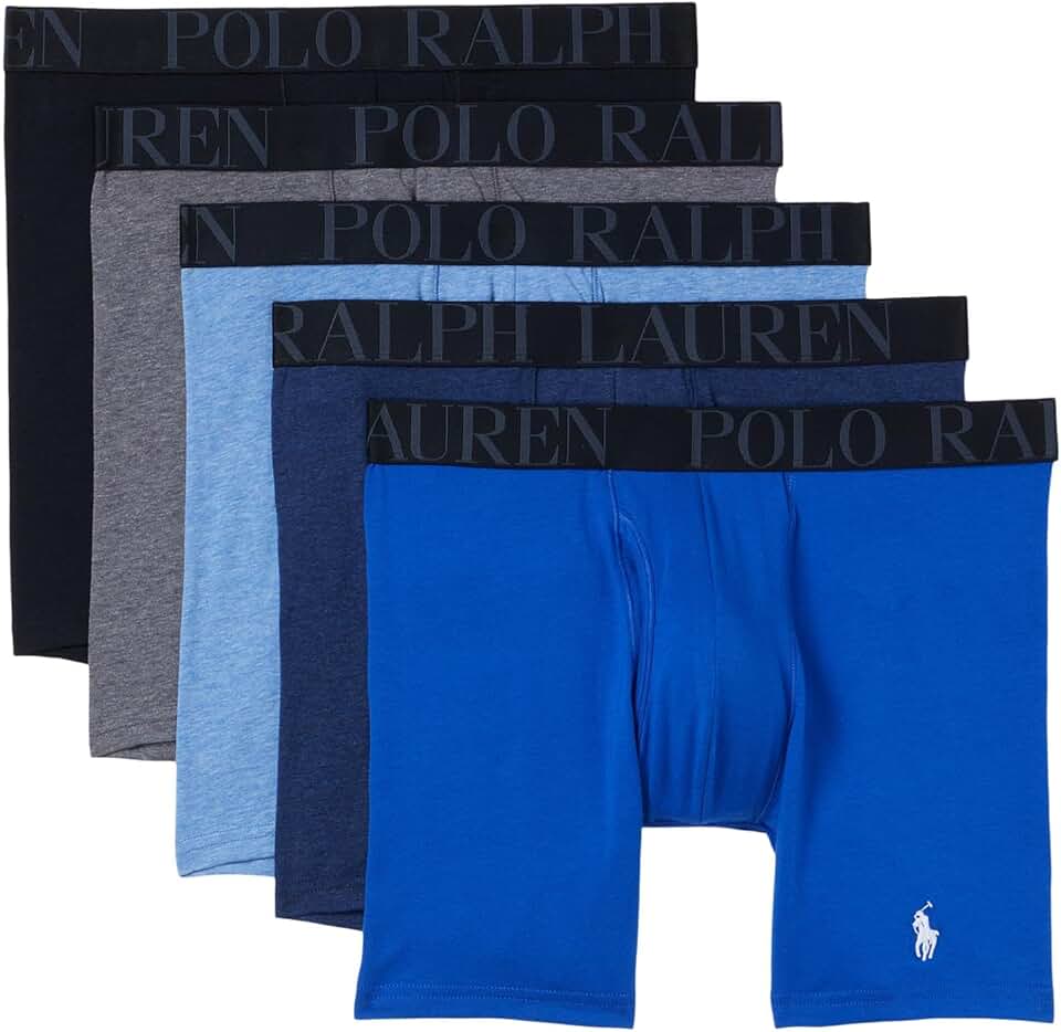 Men's Stretch Fit Classic Boxer Briefs, 5 Pack