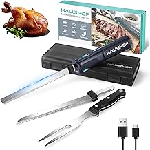 Cordless Electric Knife Set for Meat and Bread