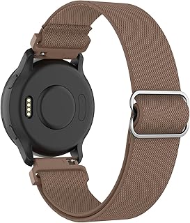 Pink 18mm Elastic Nylon Watch Band for Fitness Watches