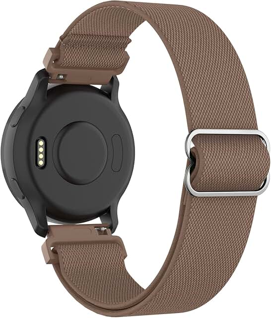 Pink 18mm Elastic Nylon Watch Band for Fitness Watches