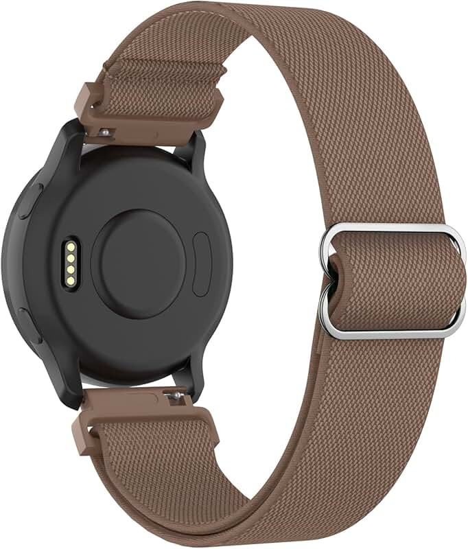 Pink 18mm Elastic Nylon Watch Band for Fitness Watches