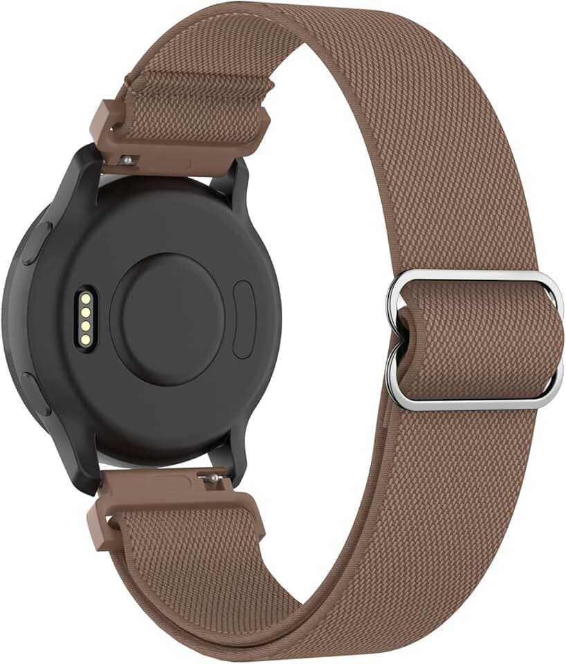 Pink 18mm Elastic Nylon Watch Band for Fitness Watches