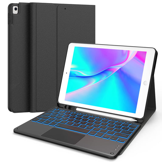 iPad 9th Gen Keyboard with Backlight and Trackpad in Black