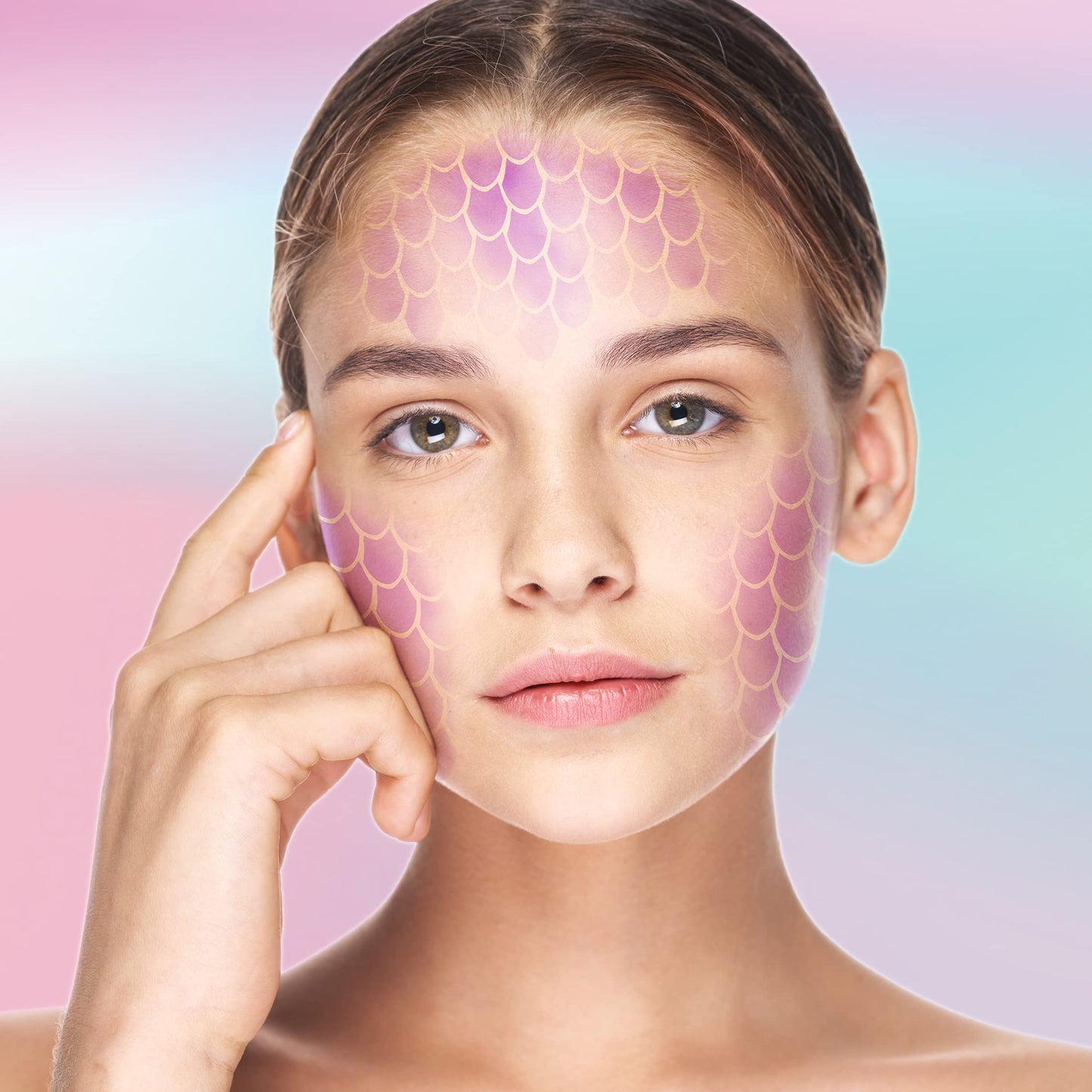 Dragon Scale Stencil Kit 3.5x7 Mylar Oval