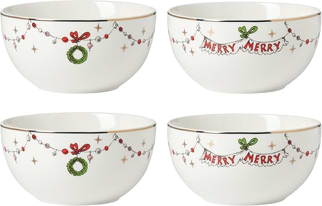 Merry Grinchmas 4-Piece All-Purpose Bowl Set