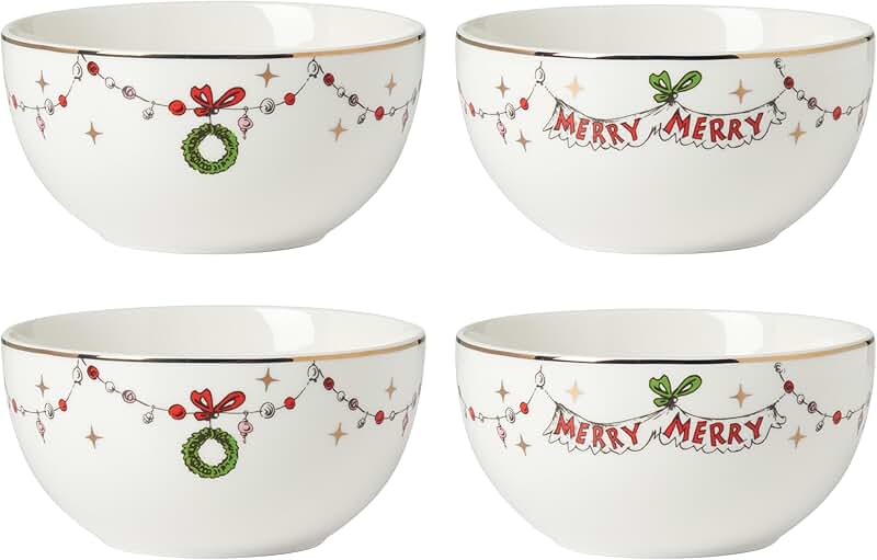 Merry Grinchmas 4-Piece All-Purpose Bowl Set