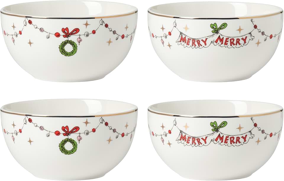 Merry Grinchmas 4-Piece All-Purpose Bowl Set