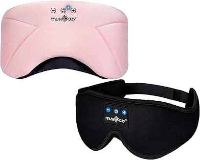 Wireless Sleep Headphones with Washable Eye Mask