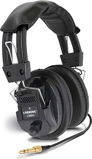 Over-Ear Stereo Headphones with Noise Cancellation