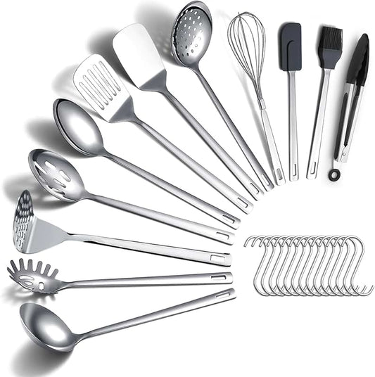 Double Handle Stainless Steel Wok for Cooking