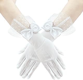 Women’s Lace Short Gloves for Wedding and Evening