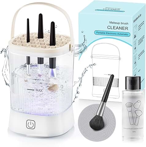 Electric Makeup Brush Cleaner, 9000 RPM, Waterproof, Automatic